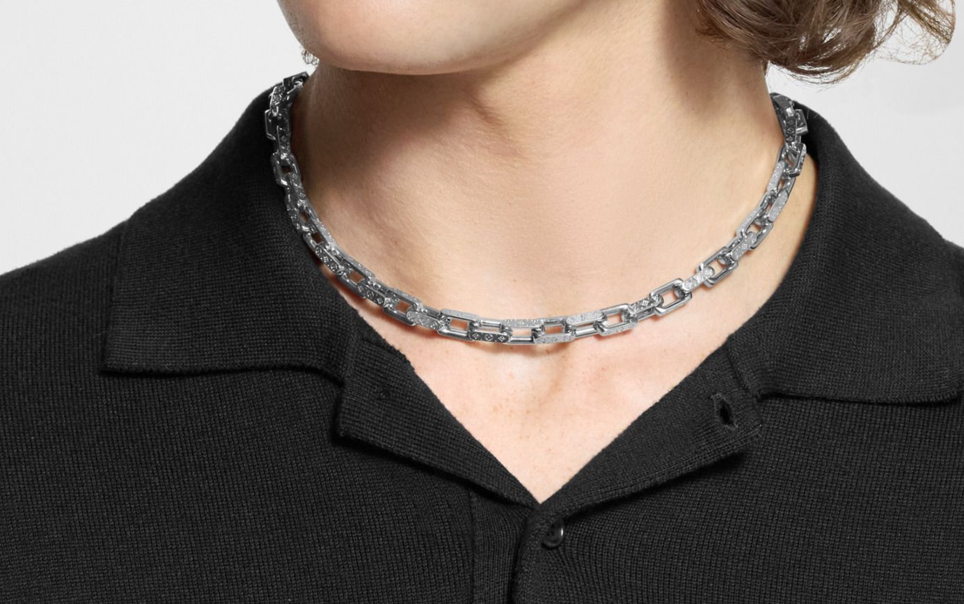 LOUIS VUITTON ネックレス・ミニ モノグラム チェーン / M03305 (Louis