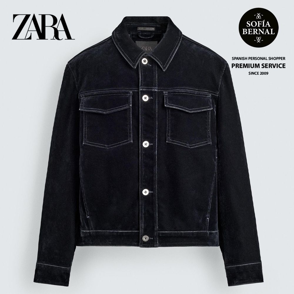 ZARA フロッキーベルベットジャケット (ZARA/ジャケットその他) 8491