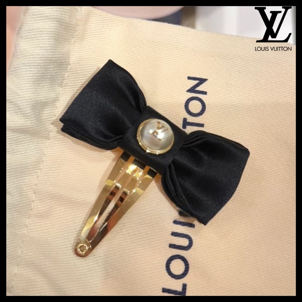 一瞬で綺麗見えヘア【Louis Vuitton】バレッタ ミックス パール (Louis