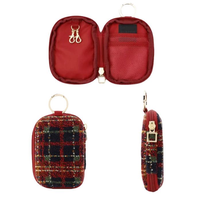 FEILER》タータンムード カード キー ポーチ 鍵 コンパクト (FEILER