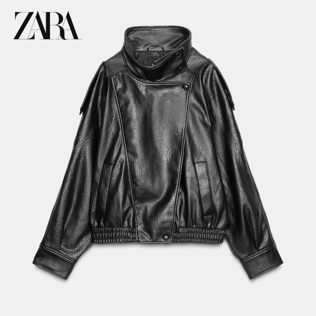 ZARA］フェイクレザージャケット (ZARA/ジャケット) 4341/742/800【BUYMA】