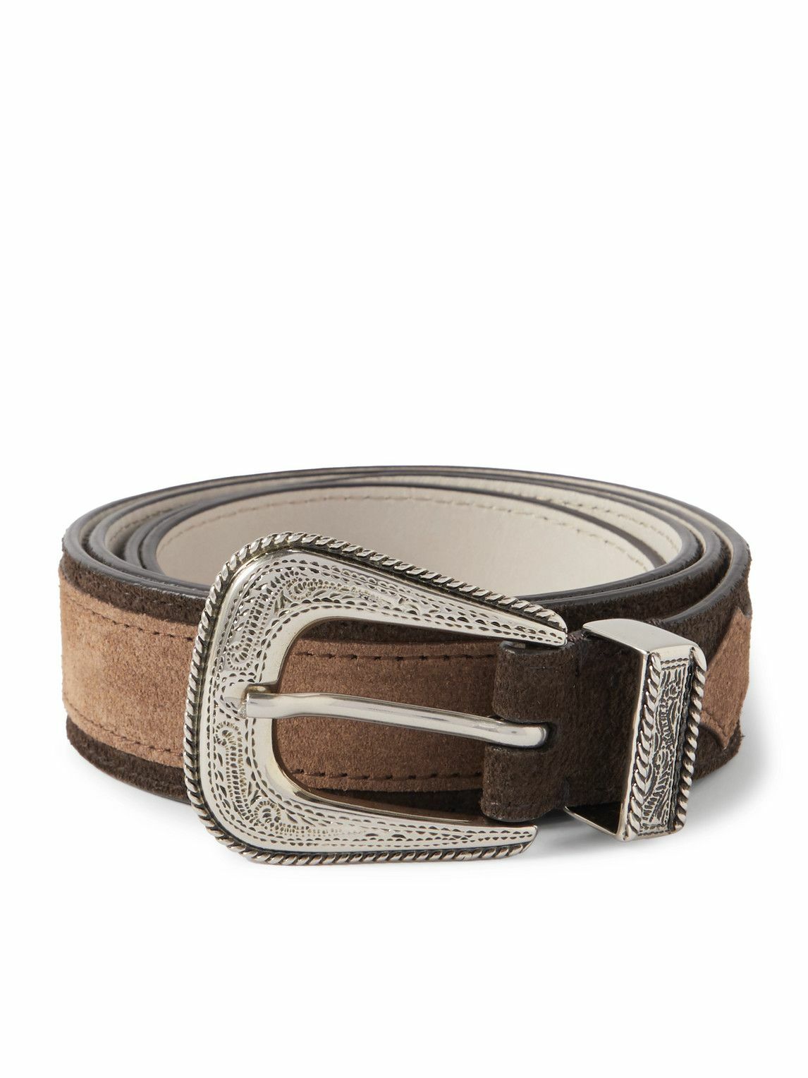 Brunello Cucinelli - 3cm Suede Belt - Brown Brunello Cucinelli