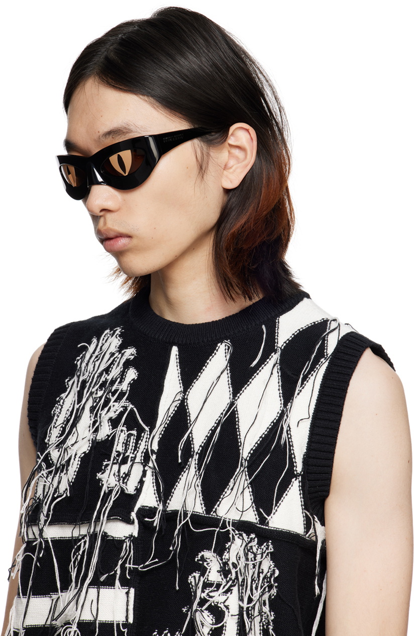 Charles Jeffrey LOVERBOY Black Neko Sunglasses Charles Jeffrey