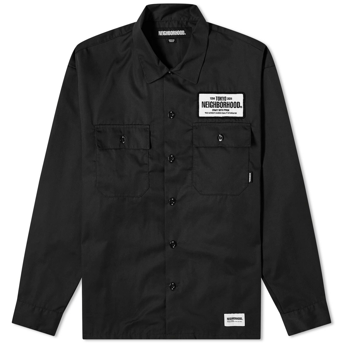 Neighborhood Men's Classic Work Shirt in Black Neighborhood