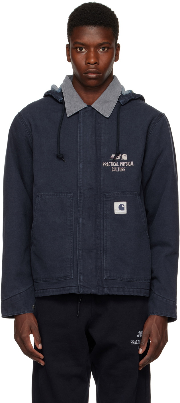 Carhartt Work In Progress Navy New Balance Edition Arcan Jacket