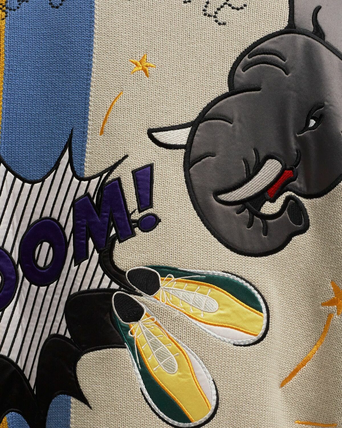 Kenzo Bowling Elephant Cardigan Multi Zippers & Cardigans Kenzo