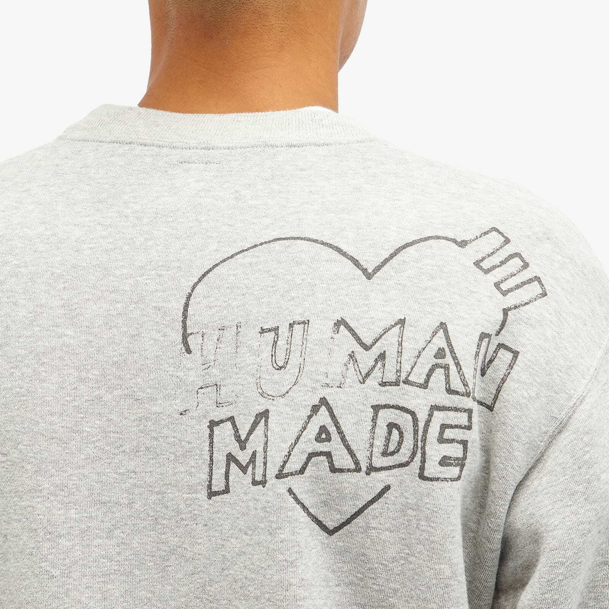 Human Made Men's Graffiti Sweatshirt in Grey Human Made