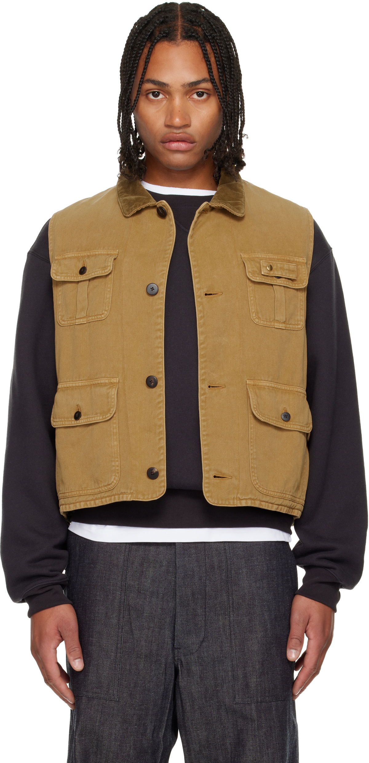 visvim Black Bickle Vest Visvim