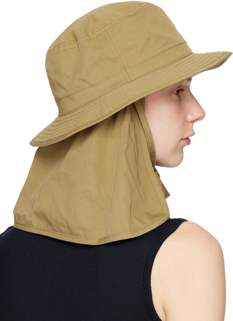 LEMAIRE Khaki Desert Bucket Hat Lemaire