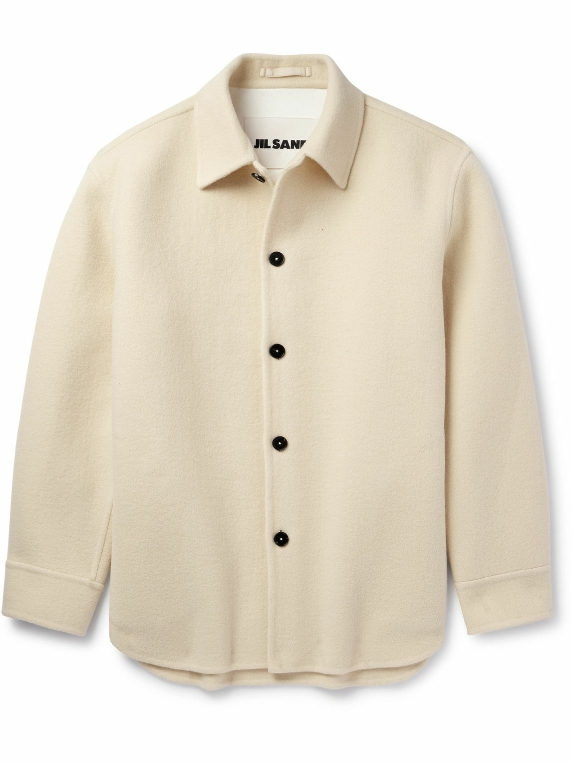 Jil Sander - Oversized Wool-Flannel Overshirt - Neutrals Jil Sander