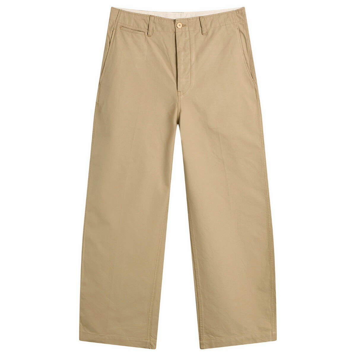 Visvim Men's Field Chino Pants in Beige Visvim