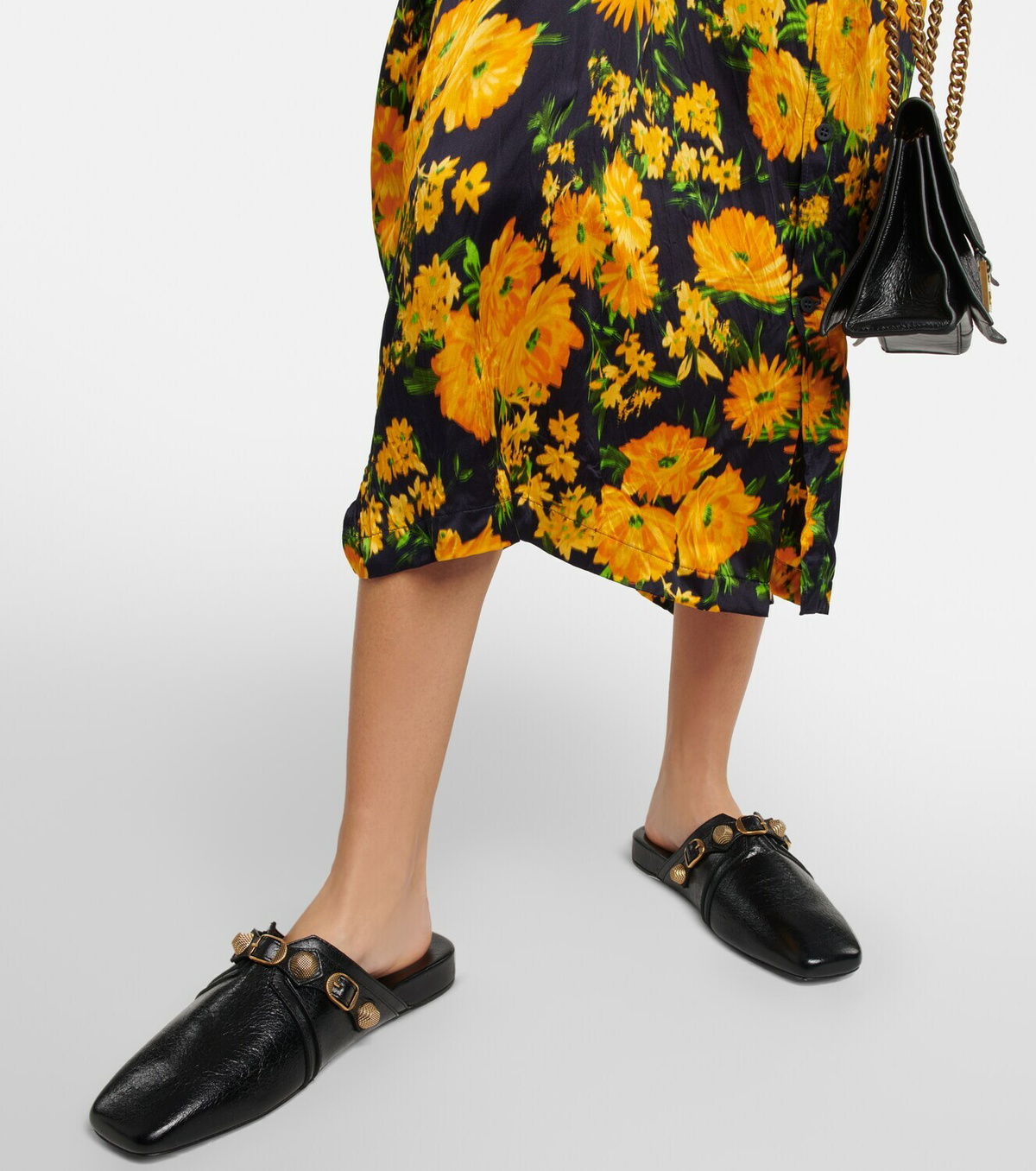 Balenciaga - Cozy Cagole leather mules Balenciaga