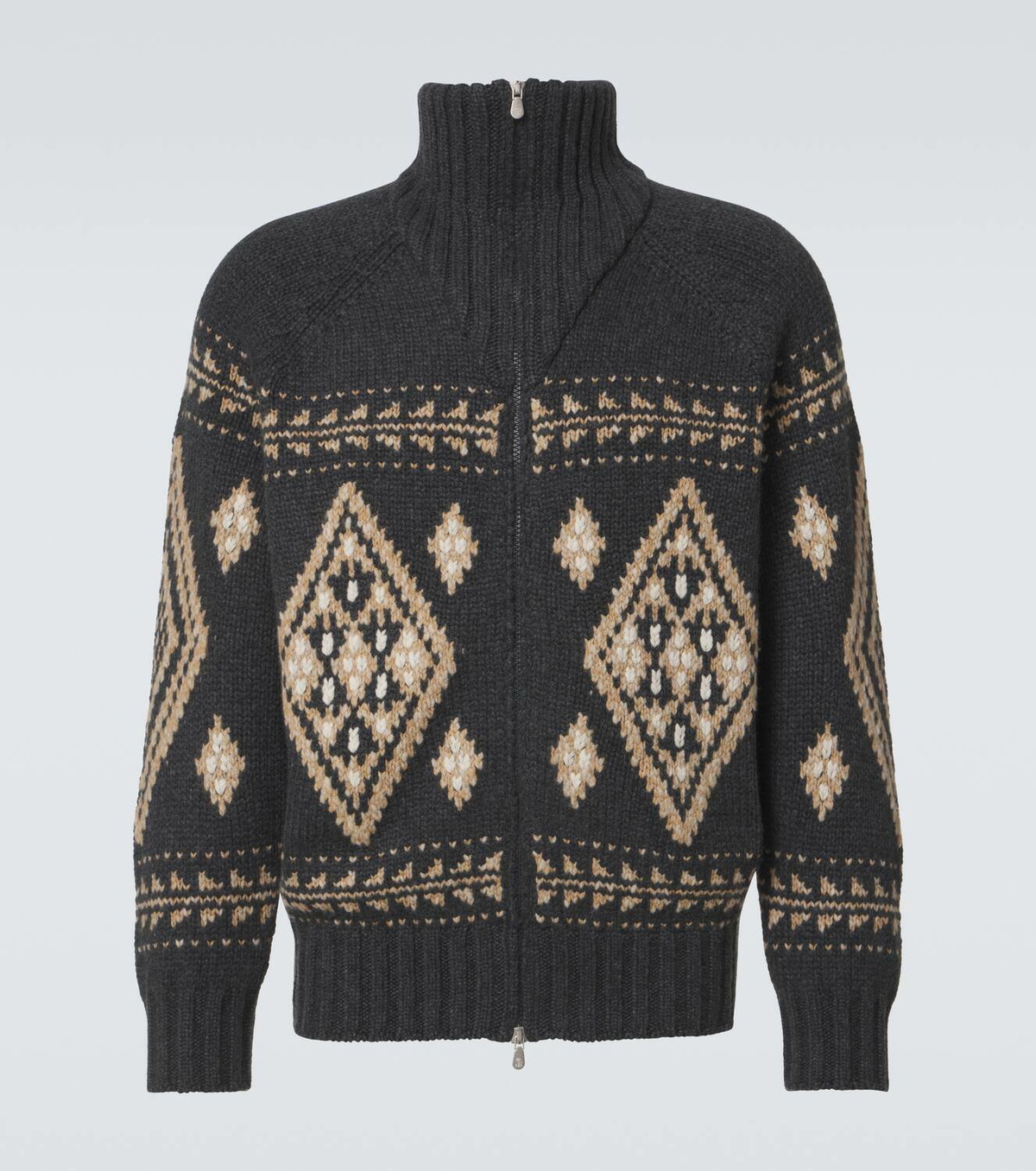 Brunello Cucinelli Fair Isle cashmere sweater Brunello Cucinelli