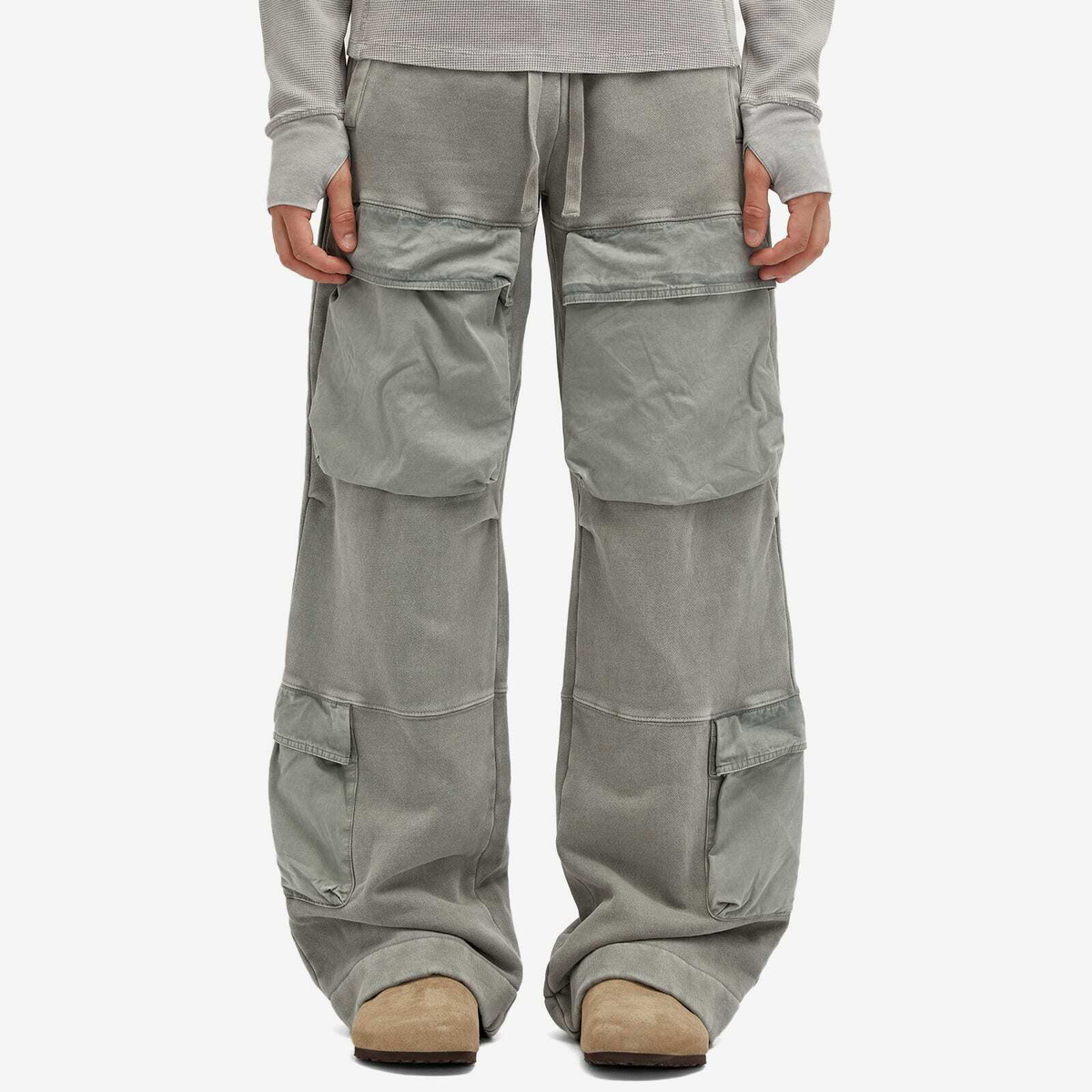 Entire Studios Men's Utility Cargo Sweat Pants in Rhino Entire Studios
