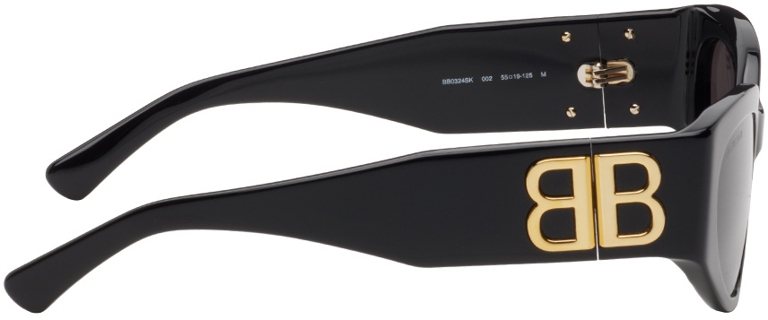 Balenciaga Black Bossy Round AF Sunglasses Balenciaga