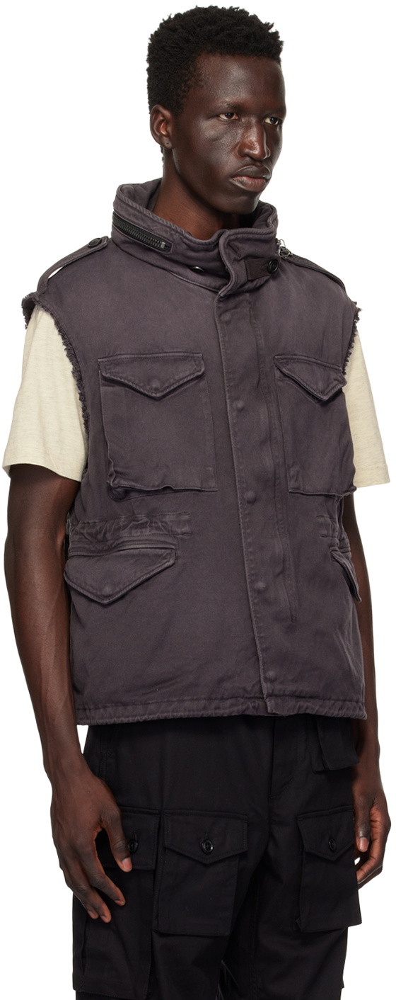 visvim Black Bickle Vest Visvim