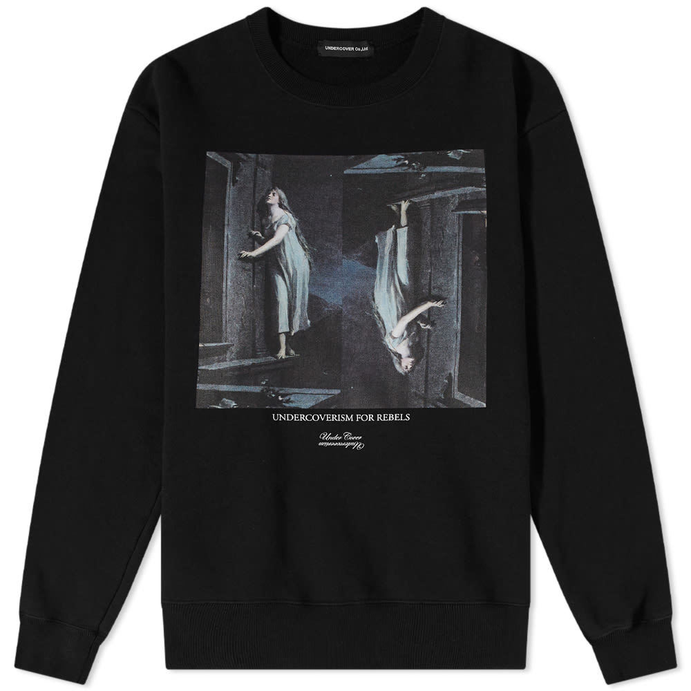 Undercover Undercoverism For Rebels Print Crew Sweat Undercover