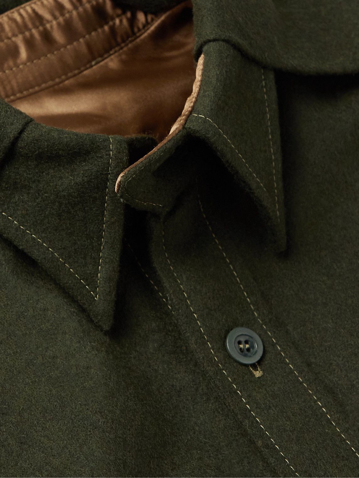 Maison Margiela - Wool Shirt - Green Maison Margiela