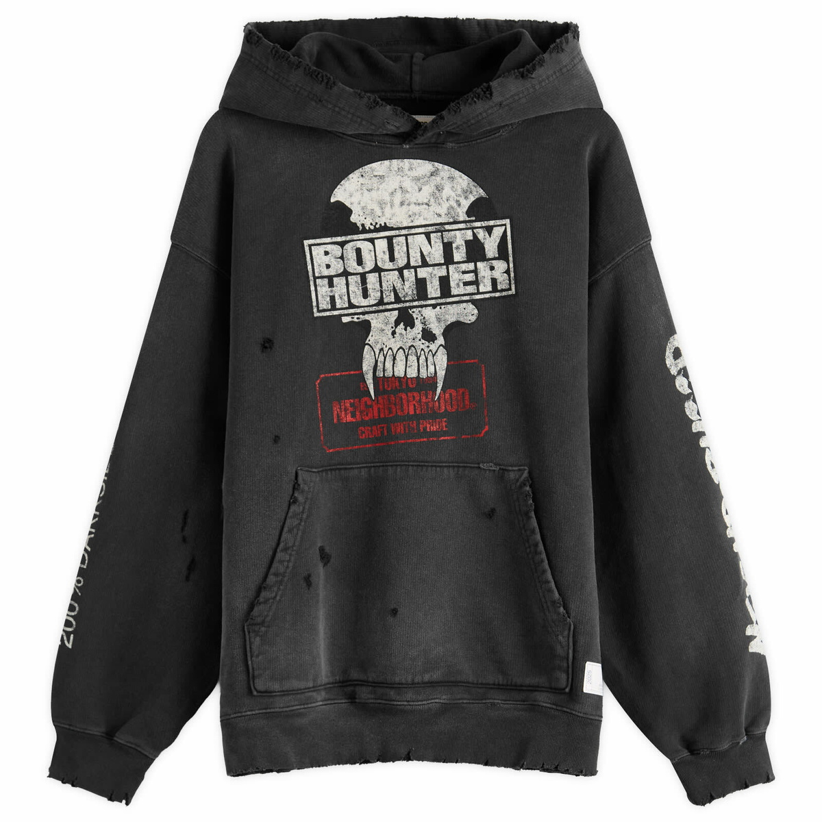 Neighborhood Men's x Bounty Hunter Savage Hoodie in Black Neighborhood
