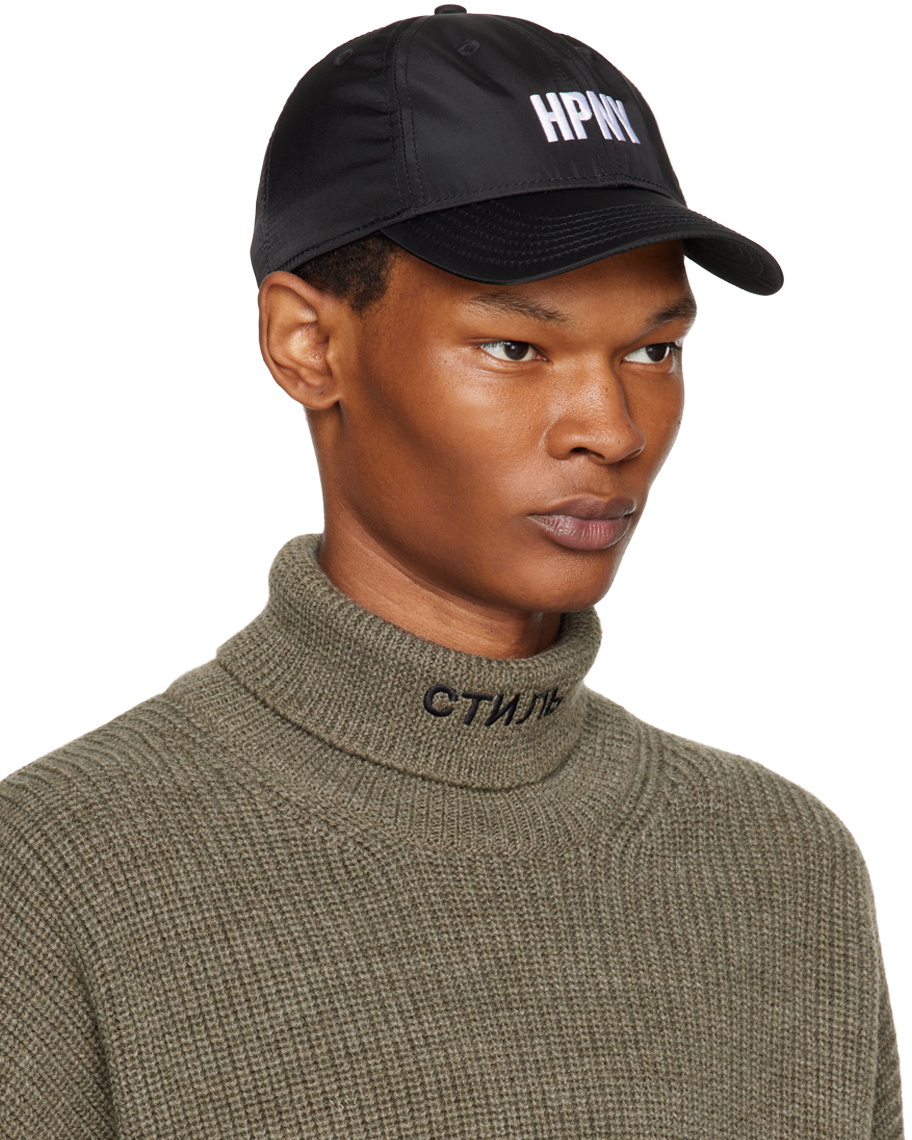 Heron Preston Black 'HPNY' Cap Heron Preston