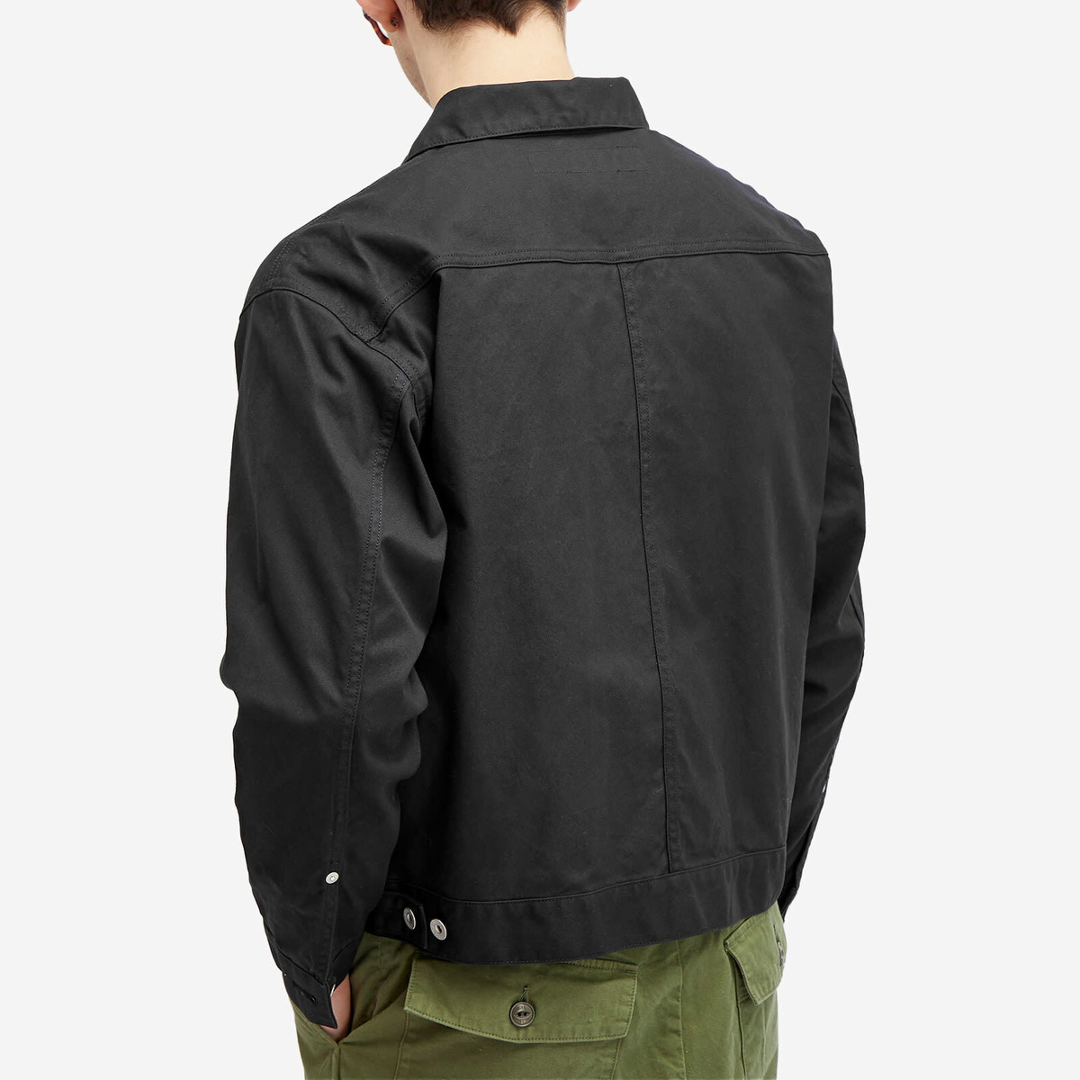 Neighborhood Men's BW Type 2 Denim Jacket in Black Neighborhood