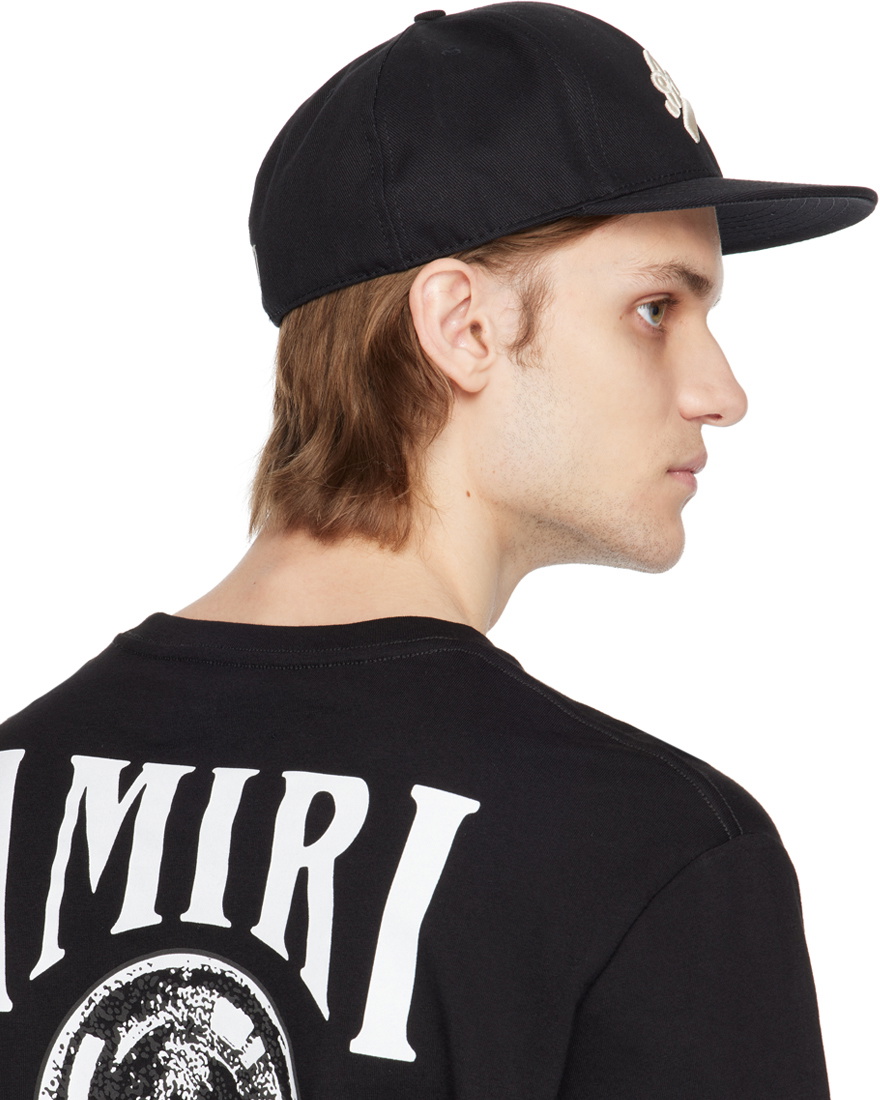 AMIRI Black 'Amiri 22' Fitted Cap Amiri