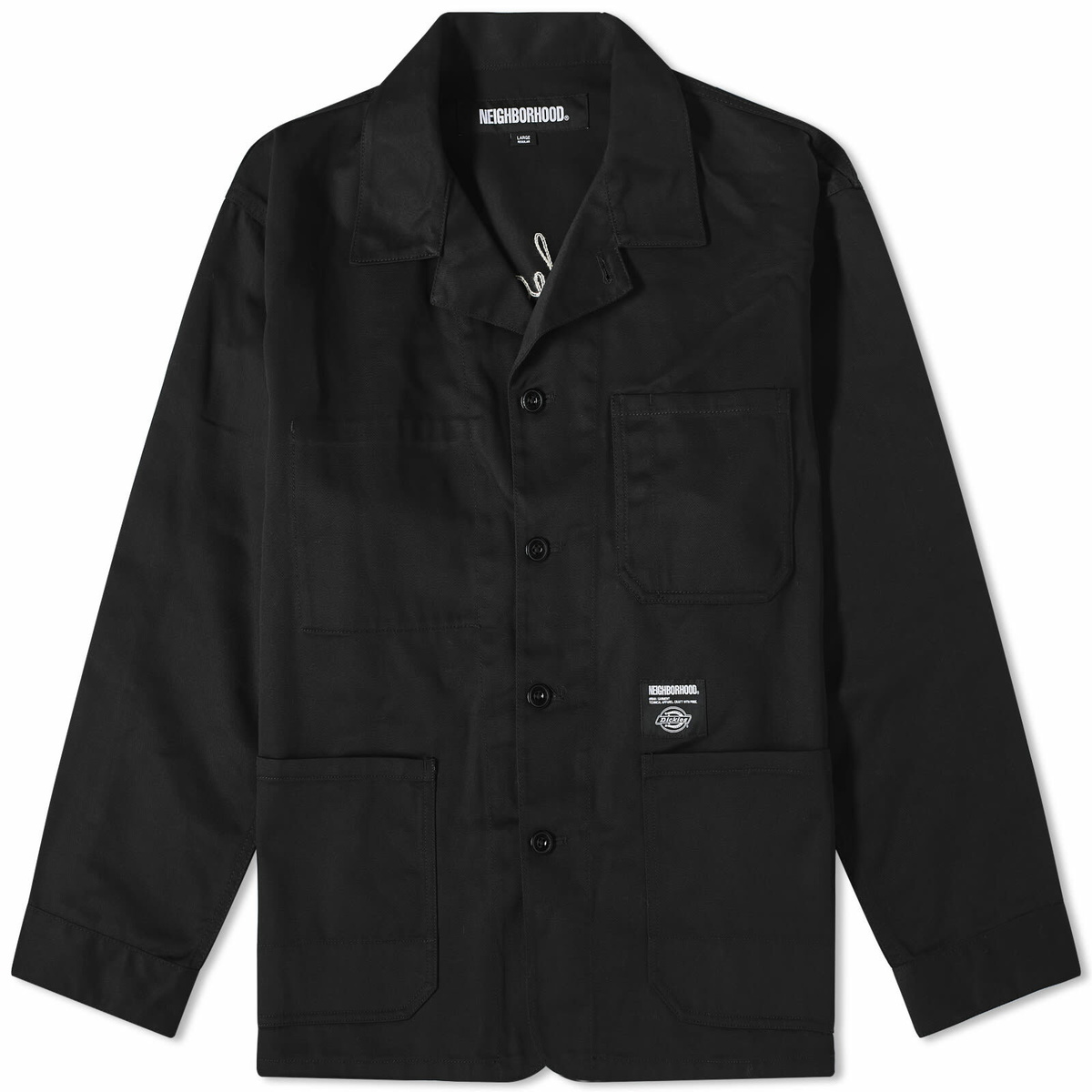 Neighborhood Men's x Dickies Coverall Jacket in Black Neighborhood