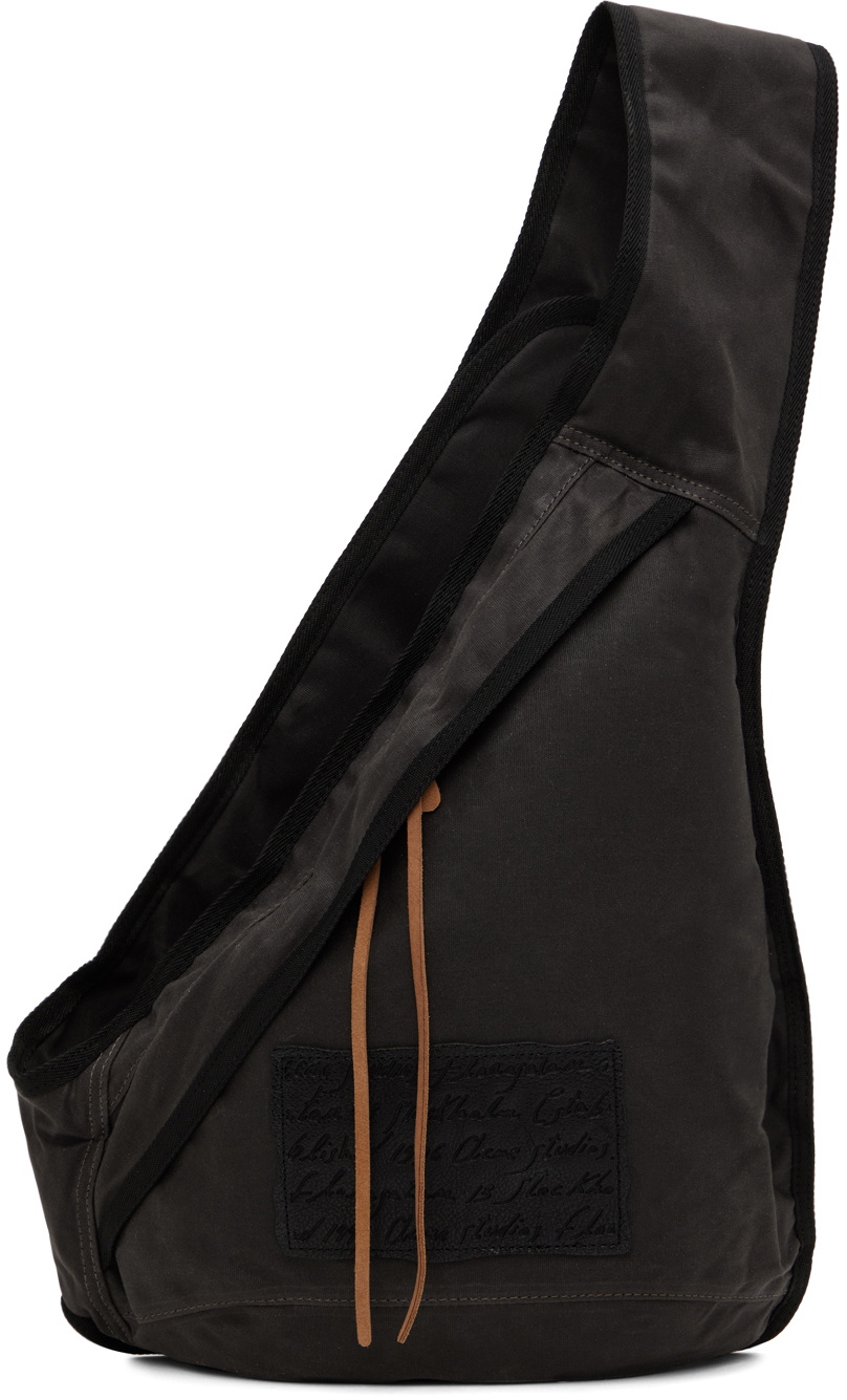 Acne Studios Gray Sling Backpack Acne Studios