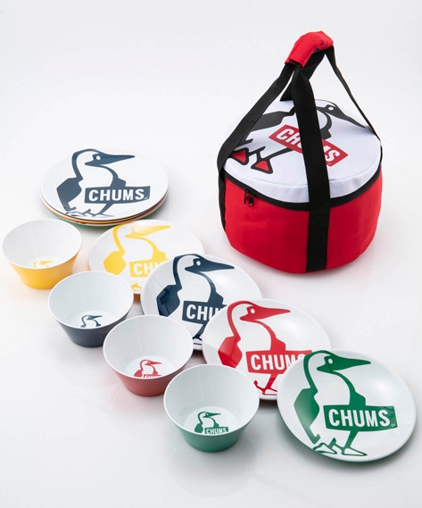 チャムスから家族や仲間みんなでお揃いで使えるメラミン製キャンプ用