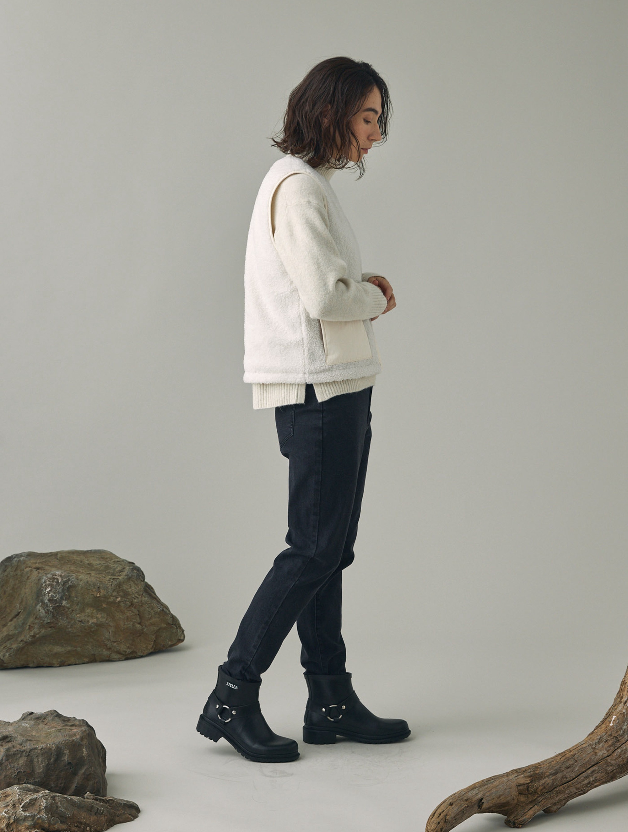 レディース 撥水 インサレーション ベスト RP OBFBP48 - AIGLE