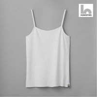HONESTIES 国産∞裏表前後なしWOMANキャミソール/白/S 1着（直送品