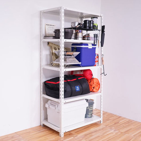 軒先渡し】北島 NC スチールラック 4段 幅885×奥行460×高さ1202mm