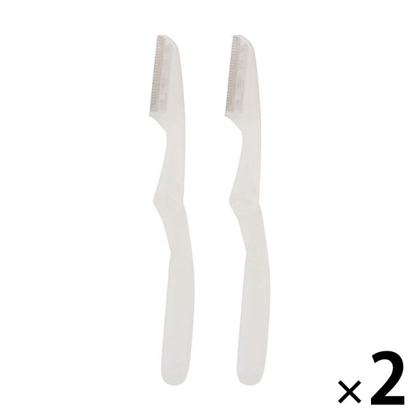 無印良品 携帯用かみそり L型 2本組 1セット（2袋） 良品計画 - アスクル