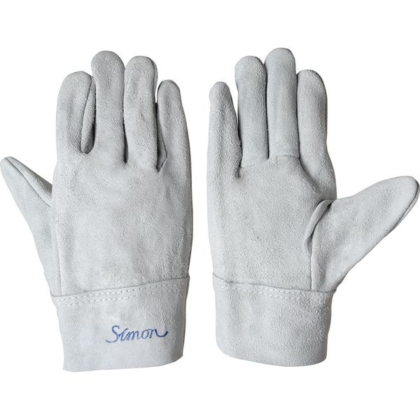 シモン 牛床革手袋 107BHJ 10双（直送品） - アスクル