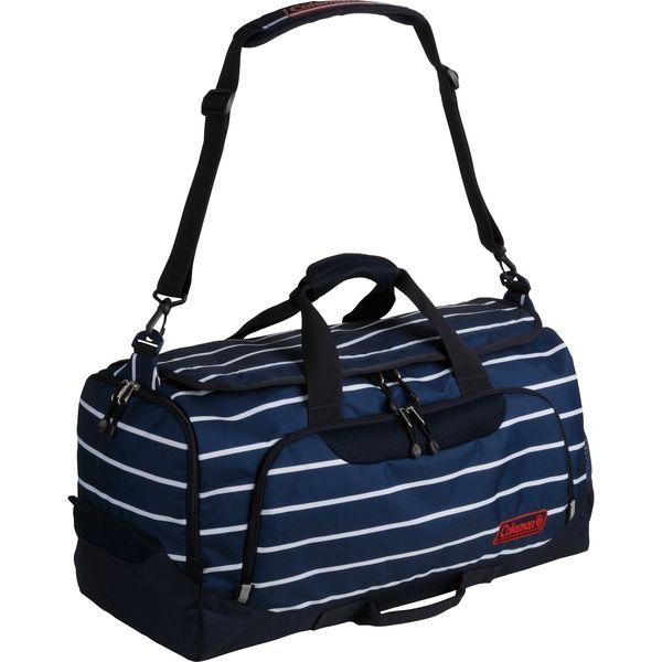コールマン ボストンバッグMD ネイビーボーダー 2000031661（直送品