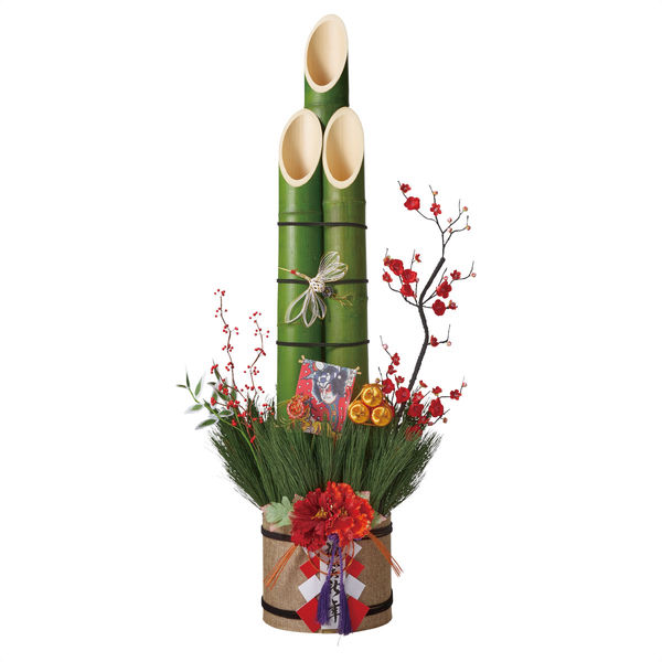 ストア・エキスプレス 牡丹竹門松 H150cm 1台 8724-152（直送品