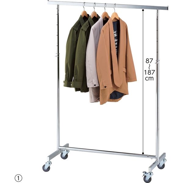 ストア・エキスプレス 高耐荷重ハンガーラック W120cm 本体 2127