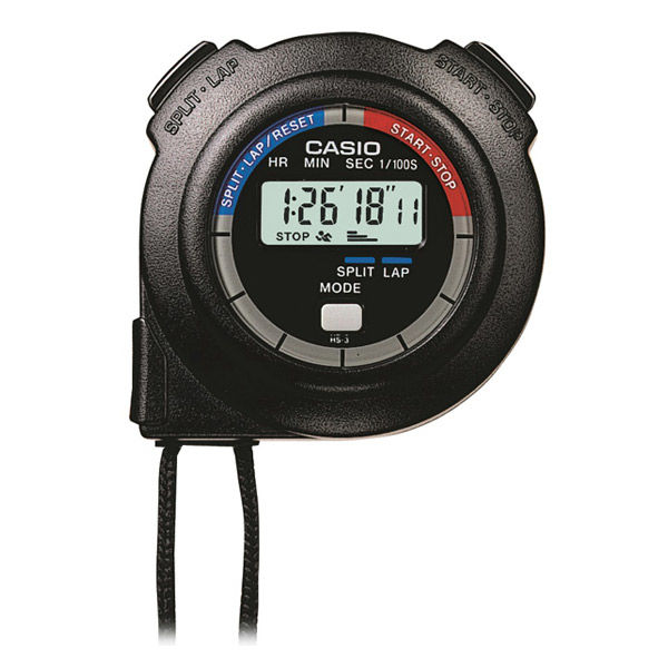 タイマー】 カシオ計算機 カシオ ストップウォッチ 1/100秒計測 HS-3C