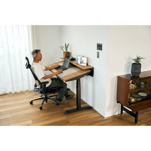 組立設置込】コクヨ 昇降デスク シークエンス チルト 幅1150mm オーク