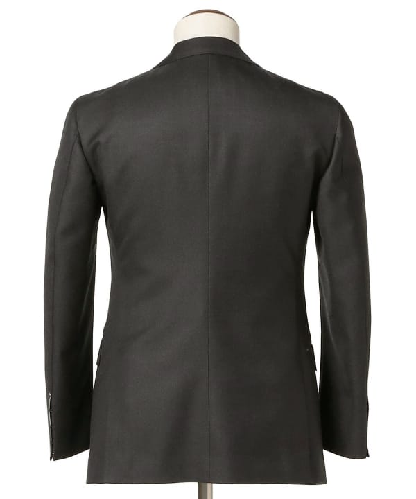 BEAMS F（ビームスF）CANONICO ウール ソリッド スリーピース スーツ