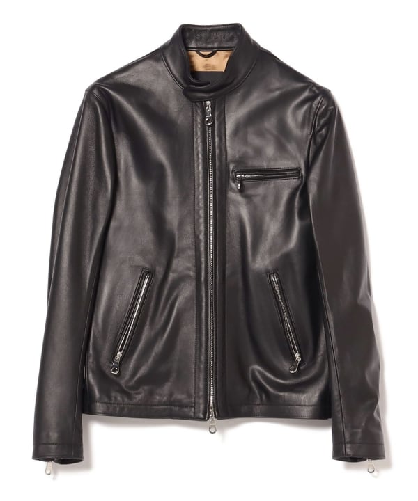 BEAMS F（ビームスF）CINQUANTA / スタンドカラー シングルライダース