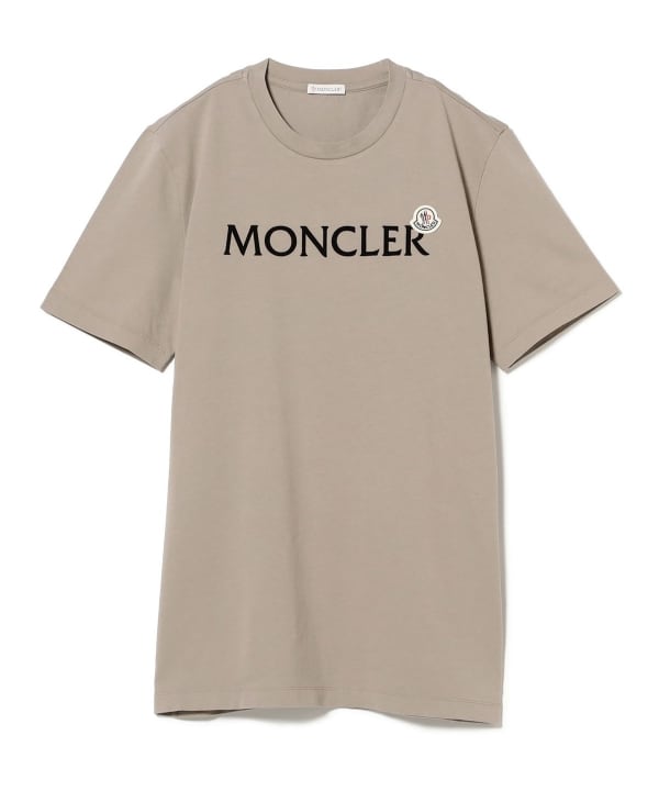 BEAMS F（ビームスF）MONCLER / ロゴ クルーネック Tシャツ（Tシャツ