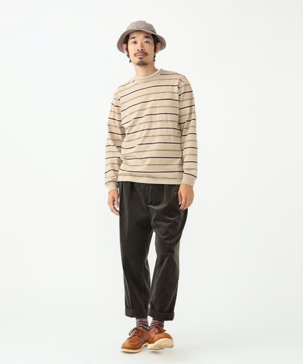 BEAMS PLUS（ビームス プラス）2 Pleats Tapered Corduroy（パンツ
