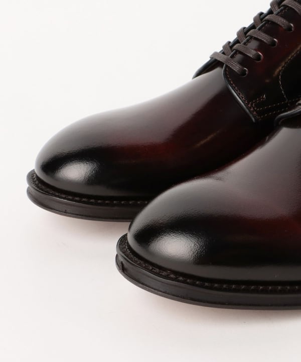 BEAMS HEART（ビームス ハート）ガラスレザー 外羽根 プレーントゥ