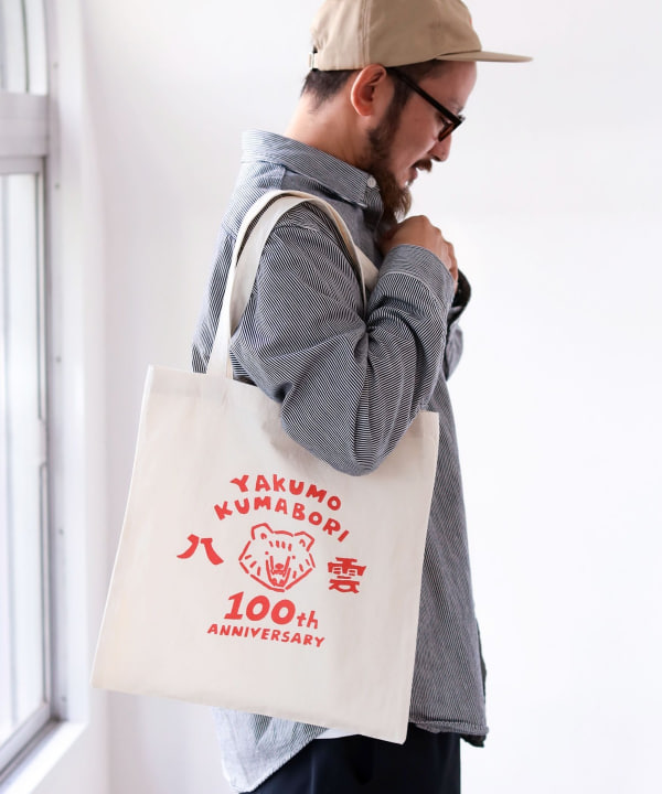 BEAMS JAPAN（ビームス ジャパン）【八雲】木彫り熊 マスク トート