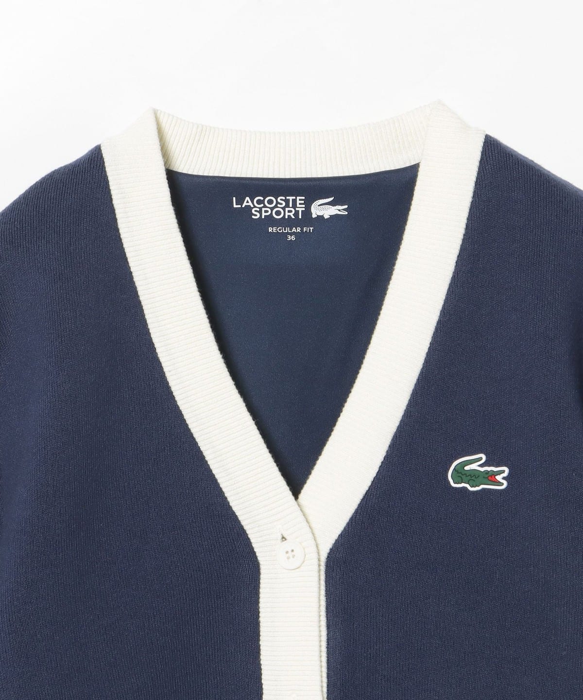 BEAMS GOLF（ビームス ゴルフ）LACOSTE / 防風裏地付き カーディガン