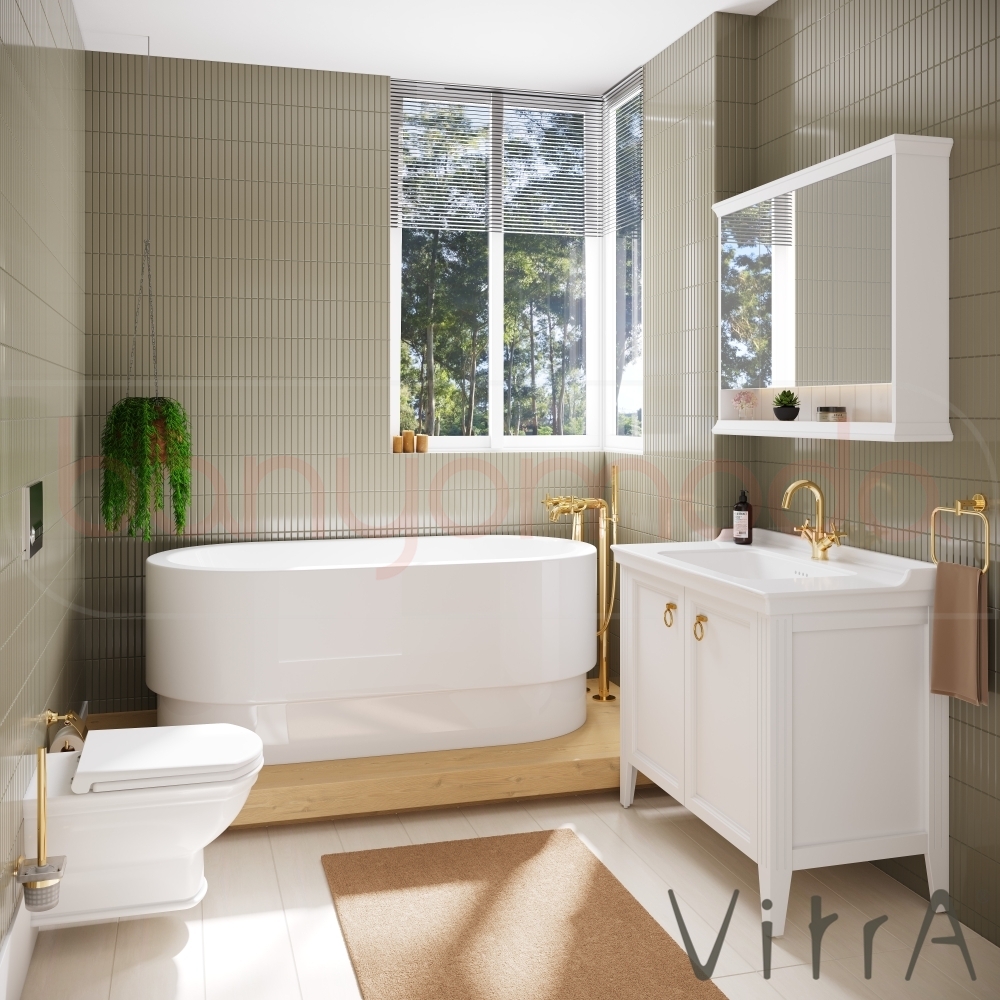 Vitra Valarte Etajerli Lavabo, 100 cm 7803B403-0001