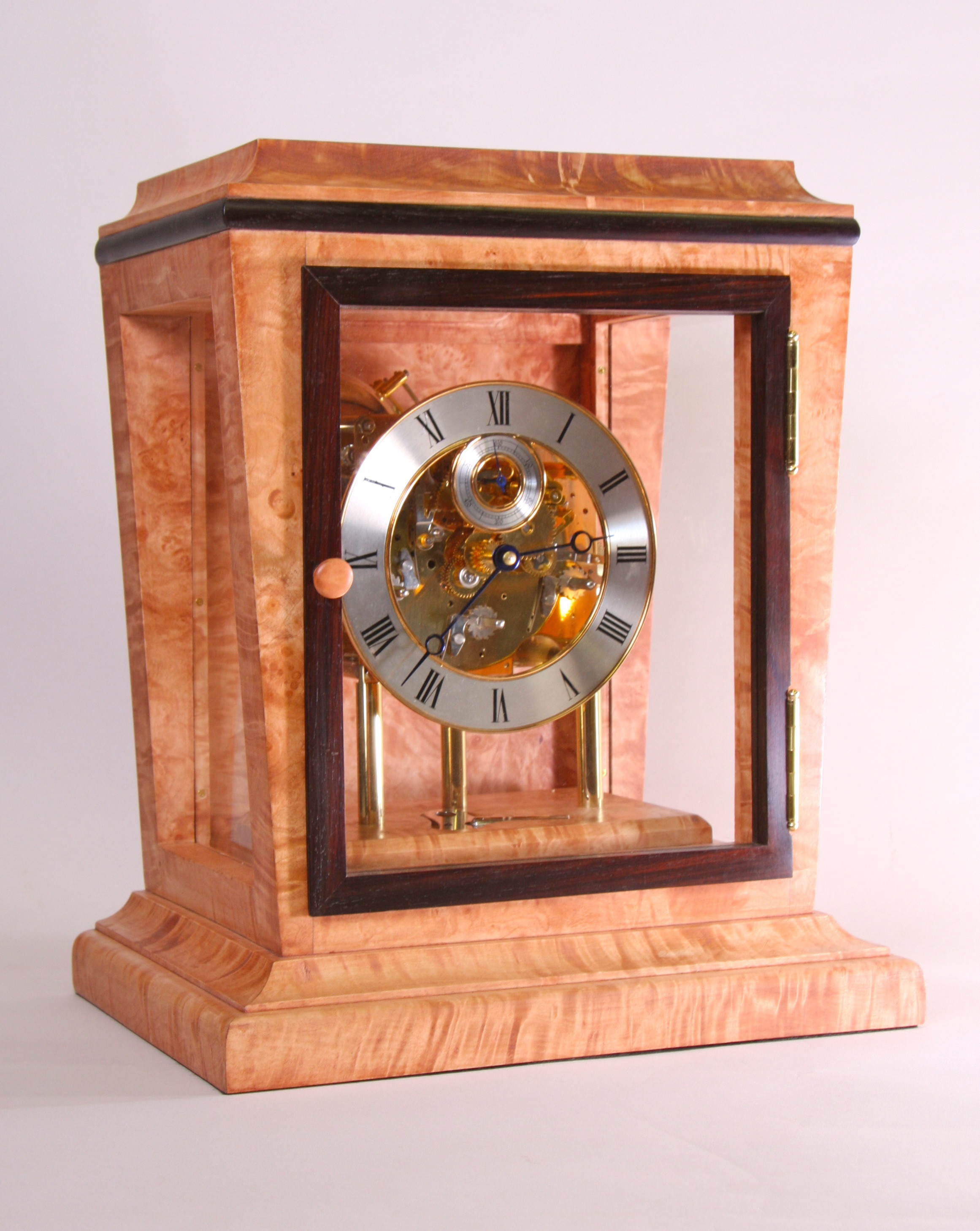 Comitti of London 機械式 柱時計 チャイム付き