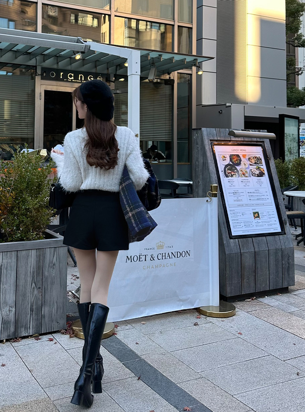 タックハイウエストショートパンツ[at1744] | レディースファッション