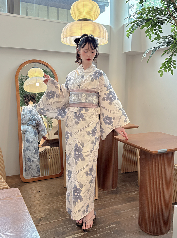 ぼかし花柄浴衣セット[gi1416] | レディースファッション通販の